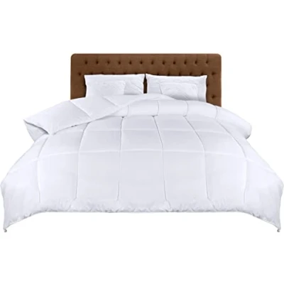 Image of Utopia Bedding Duvet, 4.5 tog Super King Duvet with Corner Tabs, Microfiber Soft Breathable Box Stitched All Year Round Quilt 220x260 cm (White)