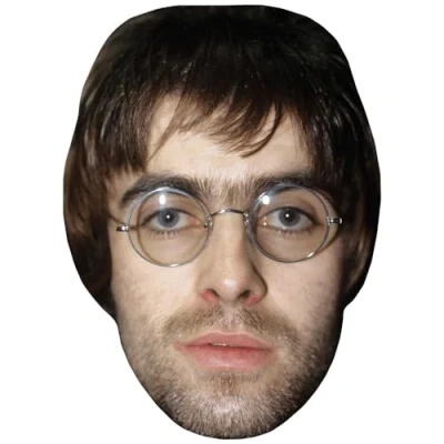 Image of Liam Gallagher (Young) Celebrity Mask, Flat Card Face, Fancy Dress Mask