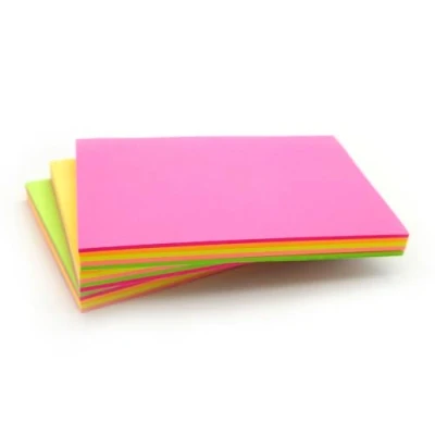 Image of 1200 Pastel Sticky Notes for Bright Colour Strong Colourful Adhesive Removable Self Stick Memo Pads to Do List Note Home, Office, School 76mm X 127mm Set of 12 (100 Sheets Each)