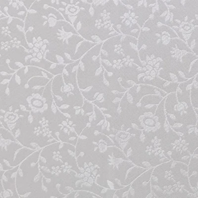 Image of Home Direct Embossed Large Rectangular Oilcloth PVC Wipe Clean Tablecloth 140cm x 240cm 55x94 Light Grey