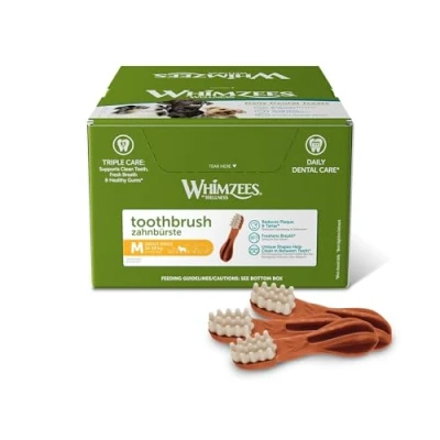 Image of Whimzees Toothbrush Size M / 75 Pieces in Display Pack of 1 (1 x 2.25 kg)