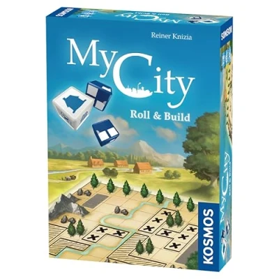 Image of Thames &amp; Kosmos My City Roll Build, Decision Making Board Game, Family Games For Game Night, Adults and Kids, 1 to 6 Players, Age 10+