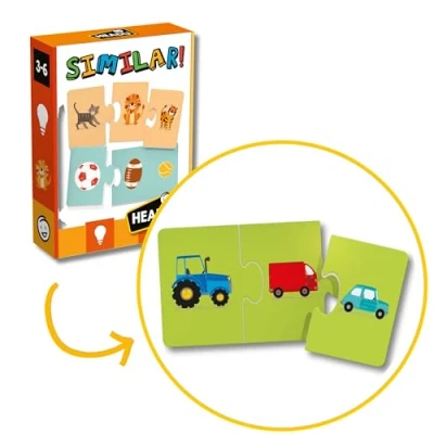Image of HEADU Similar! 36 Piece Puzzle match the similar pictures Educational Games &amp; Puzzles Ages 2 5 years
