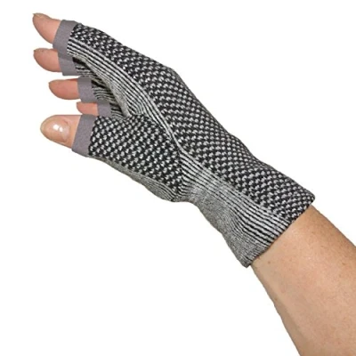 Image of Inther Max Bambou INTHERMAX© Pair of Active Bamboo Anti Pain Gloves for Cold and Rheumatism