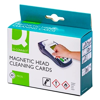 Image of Q CONNECT Cleaning Card for Reader (Pack of 20)