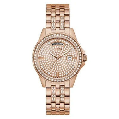 Image of Guess Women Analogue Quartz Watch with Stainless Steel Strap GW0254L3