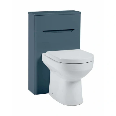 Image of Scudo Ella Blue Back To Wall Toilet Unit Only 500mm