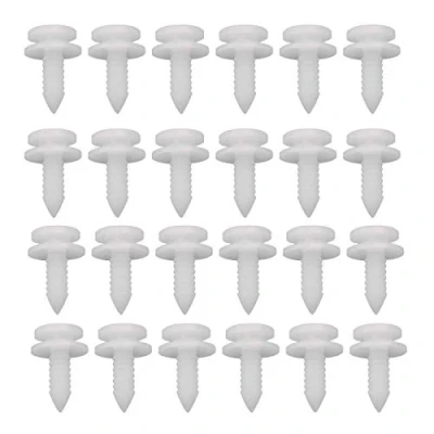 Image of Be In Your Mind 50Pcs Car Panel Mounting Trim Clips 3B0867333 Interior Moulding Fasteners Retainers White Compatible with Passat B5 Transport T5
