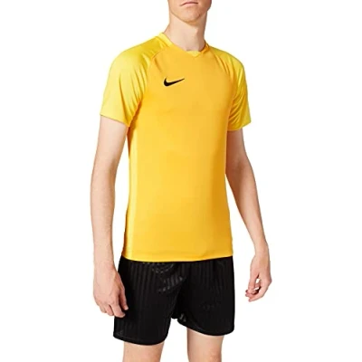 Image of NIKE Nikyg Men Dry Team Trophy III Football Jersey University Gold/Tour Yellow/Black, Small