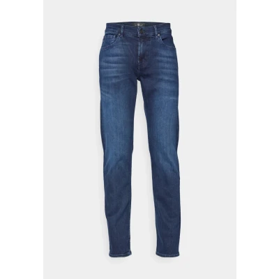 Image of 7 For All Mankind Men&#039;s Slimmy Luxe Performance Dark Blue Jeans, 34W