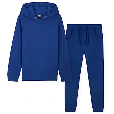 Image of CityComfort Boys Tracksuit, Hoodies And Joggers For Kids 3 14 Years (Blue, 7 8 Years)
