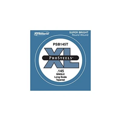 Image of D&#039;Addario PSB145T ProSteels Bass Guitar Single String, Long Scale, .145, Tapered