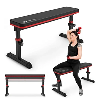 Image of Hop Sport Adjustable bench HS 1025, Multifunctional home training bench, Flat ideal for pressing