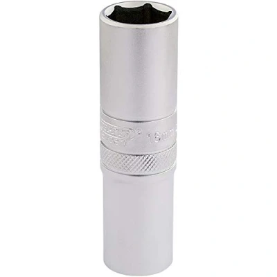 Image of Draper 6 Point Metric Deep Socket, 1/2&quot; Sq. Dr., 16mm