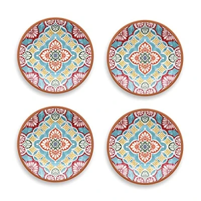 Image of Epicurean Set of 4 Rio Corte Melamine Salad Plates