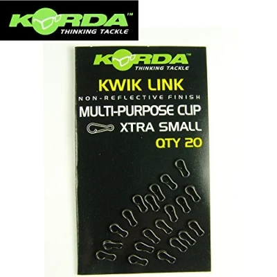 Image of Korda Kwik Link Multi Purpose Clip Extra Small Klein materiaal