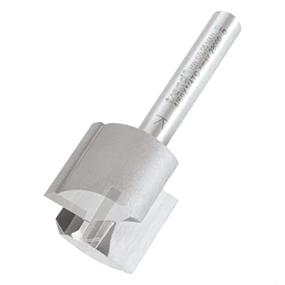 Image of Trend Professional Straight Two Flute Router Cutter, 1/4 Inch Shank, 22mm Cut Diameter, Tungsten Carbide Tipped, 4/60X1/4TC