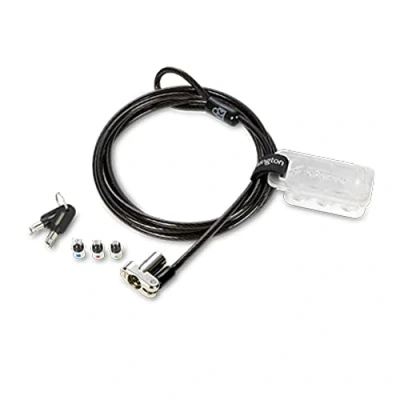 Image of Kensington Universal 3 in 1 Keyed Laptop Lock, Master Key Security Cable Tether / Locking Station (K62319M)