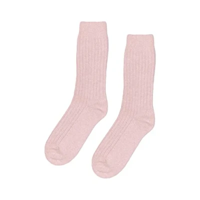 Image of Colorful Standard Merino Wool Blend Sock Faded Pink ONE SIZE