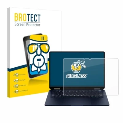Image of brotect Glass Screen Protector Film compatible with HP OmniBook Ultra Flip Foil 9H Protection [Scratch Resistant, High Clarity]