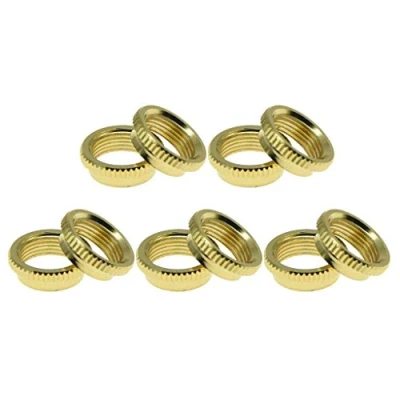 Image of KAISH 10pcs American Fine Knurled Deep Nut Guitar Toggle Switch for Les Pauls with Switchcraft Switches Gold