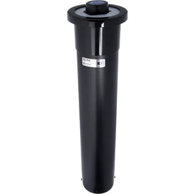 Image of San Jamar C2210 Euro EZ Fit In Counter Cup Dispenser, Fits 6oz to 24oz Size, 2 7/8&quot; 3 Rim, 23 1/4&quot; Tube Length