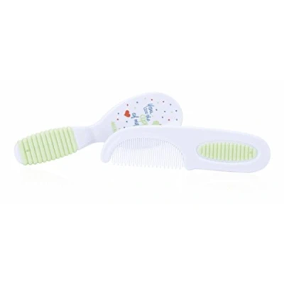Image of Nûby ID711GREEN LM Unisex Brush and Comb