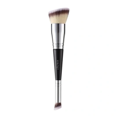 Image of ENERGY big n small 2 in 1 Sloped Flat Top Foundation Brush, Concealer Makeup Brush for Liquid, Cream, Powder