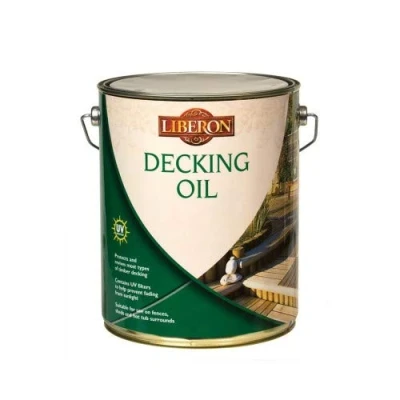 Image of Liberon Decking Oil 5 Litre Medium Oak