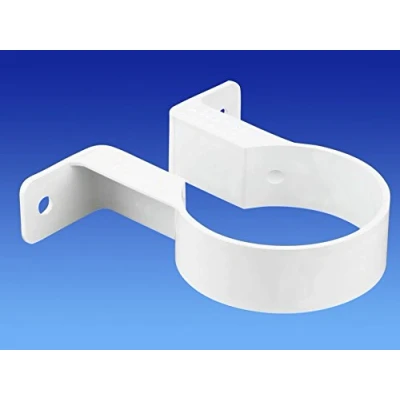 Image of Osma 0T034W Round Pipe Clip/Bracket 68mm (2.5&quot; Dia) White