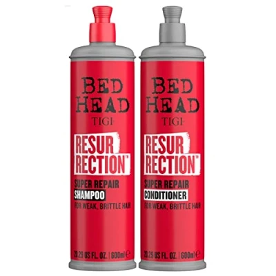 Image of Bed Head by TIGI Resurrection Repair Shampoo and Conditioner Set Ideal for Dry Damaged Hair 2x600ml