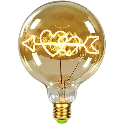 Image of Tianfan Vintage Light Bulbs LED Bulb 4W Dimmable Decorative 220/240V E27 Table Lamp (Cupid&#039;s Arrow)