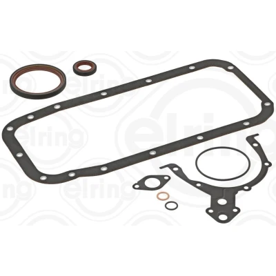 Image of 1606640, 1606728 Gaskets ELRING 755.178 with crankshaft seal VAUXHALL: Corsa Mk1, Nova CC, Astra Mk2 CC