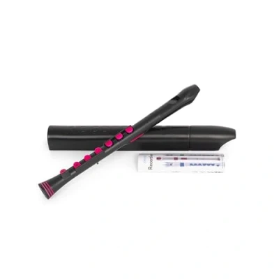 Image of Nuvo N320RDBPK Recorder Plus with Pink Trim, Black