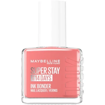 Image of Maybelline New York Super Stay Ink Bonder Nail Lacquer, Hard Gel Like Colour, Chip Resistant, Up to 14 Day Wear, Shade 135: Nude Rose, 12ml