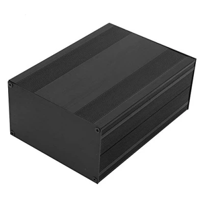 Image of Samfox Aluminum Amplifier PCB Instrument Case Electronic Project Enclosure