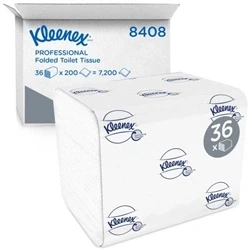 Image of Kleenex Ultra Toilet Tissue 200 Sheet White (Pack of 36) 8408