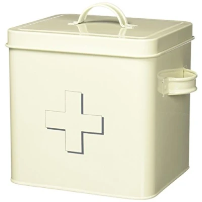 Image of Lesser &amp; Pavey 22 cm Home Sweet First Aid Box, Cream