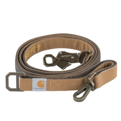 Image of Carhartt, Men&#039;s, Nylon Duck Dog Leash, Carhartt® Brown, S
