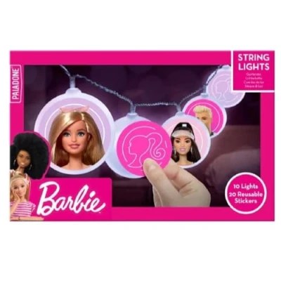 Image of Paladone Barbie String Lights with Stickers Lamp