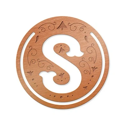 Image of Literary Letters Metal Bookmark Letter S