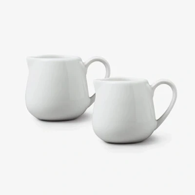 Image of WM Bartleet &amp; Sons 1750 Bellied Creamer Jug Set, White