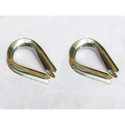 Image of Stainless Steel Wire Rope Thimbles 24MM x2