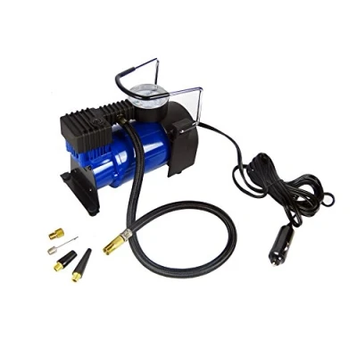 Image of Hyfive Heavy Duty Metal Electric Car Air Compressor Pump Portable Tire Tyre Inflator,Cooper Winding, 12V Dc, 150Psi/Min Flow