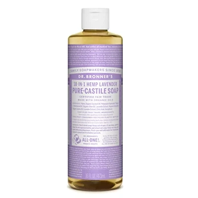 Image of Dr. Bronners Lavender 16oz. Castile Soap