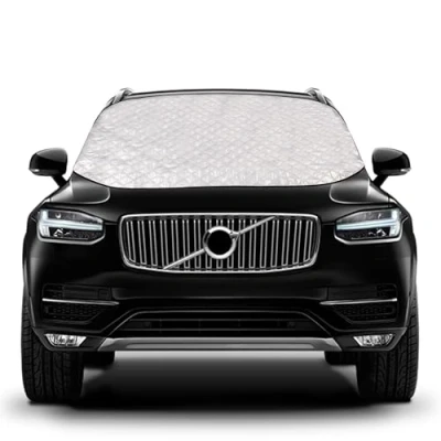 Image of Albert Austin Magnetic Windscreen Cover Durable Screen Protector for Car Snow Ice Frostguard Windshield with 3 Hidden Magnets Frost Anti Fits Most Cars (157 x 143cm)