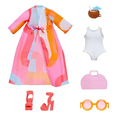 Image of Rainbow High Fashion Pack, Pool Theme includes 1 Full Outfit, Shoes, Jewelry and Play Accessories. Mix &amp; Match with other packs to Create Tons of Fun. Kids Toy Gift Ages 4+