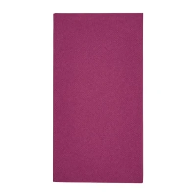 Image of Fiesta Recyclable Tablin Dinner Napkin Plum 40x40cm Airlaid 1/8 Fold (Pack of 500)