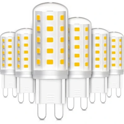 Image of LEDYA G9 LED Bulbs Warm White, 3W, 380LM, 2700K, Equivalent to 30W Halogen, Not Dimmable for Lighting Decor, Chandelier, Pack of 6