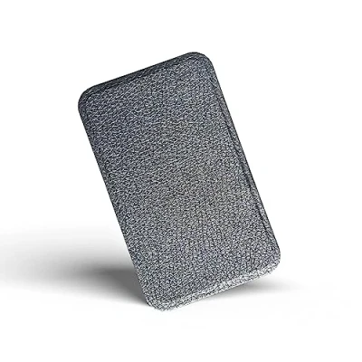 Image of MastaPlasta Premium Leather Repair Patch Silver 10cm x 6cm (4in 2.4in). Instant Upholstery Quality Scratch and Tear for Sofas, Car Interiors, Bags, Vinyl &amp; More